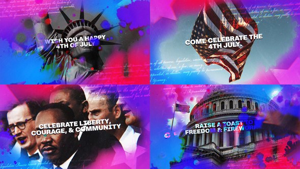 Videohive 4th Of July Opener Openers template preview