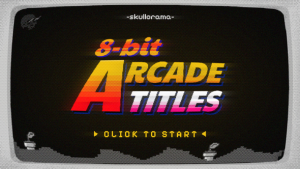 Videohive 8-bit Arcade Titles Titles template preview