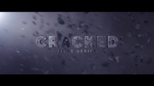 Cracked Title Design Video Displays template preview