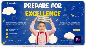 Back to School Original Promo Premiere Pro template preview