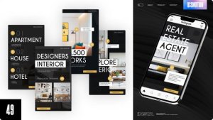 Videohive Real Estate Instagram Stories 44872383 Video Displays template preview