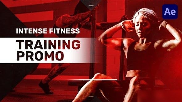 Videohive Intense Fitness Training Promo Openers template preview