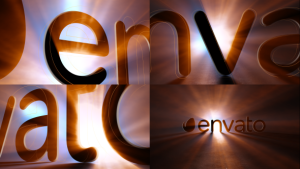Videohive Dark Shine Logo Opener Logo Stings template preview