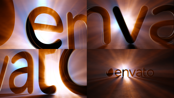 Videohive Dark Shine Logo Opener Logo Stings template preview
