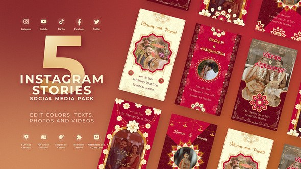 Videohive Indian Wedding Invitation 60813462 Ramadan template preview