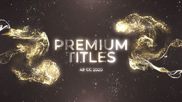 Videohive Gold Premium Titles Titles template preview