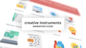 Creative Instruments - Animation Icons Video Displays template preview