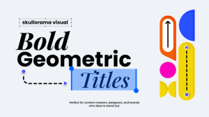 Videohive Bold Geometric Titles Titles template preview