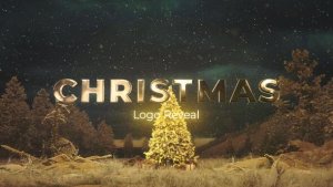 Videohive Christmas Tree Logo Reveal | Cinematic Holiday Intro Logo Stings template preview