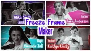 Paper Style Freeze Frame | MOGRT Premiere Pro template preview