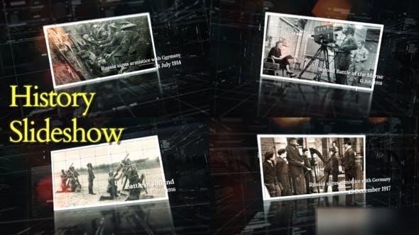 Videohive History Slideshow 37787484 Openers template preview