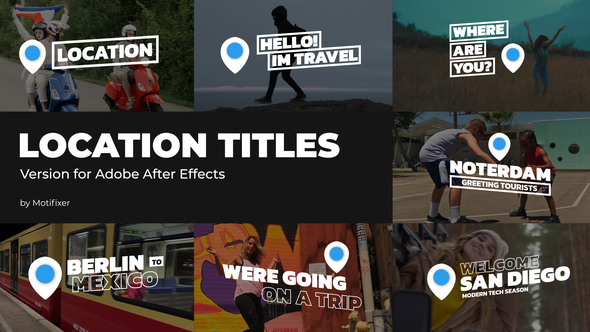 Videohive Stylish Location Titles Titles template preview
