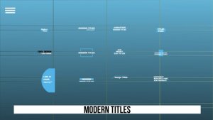 Videohive Modern Titles 48569397 Titles template preview