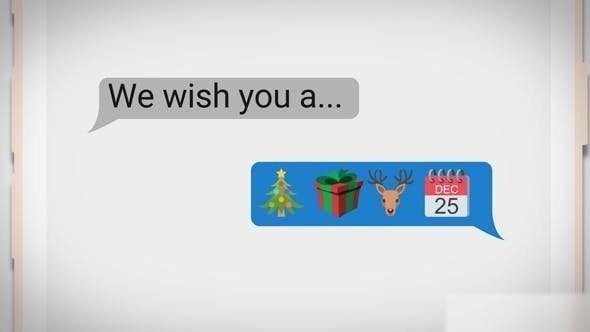 Videohive Text Messaging Holiday Greeting