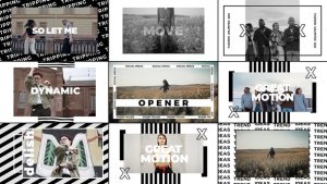 Videohive Fashion Typography Opener Broadcast-packages template preview