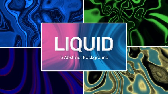 Videohive Liquid Abstract Background Elements template preview
