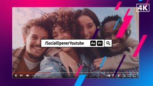 Videohive Social Opener Youtube Video Displays template preview