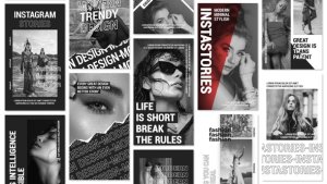 Instastories Collection Video Displays template preview