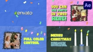 Videohive New Year Greeting Cards for After Effects Openers template preview