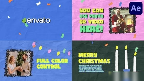 Videohive New Year Greeting Cards for After Effects Openers template preview