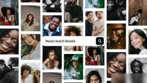Videohive Mosaic Search Reveals Openers template preview