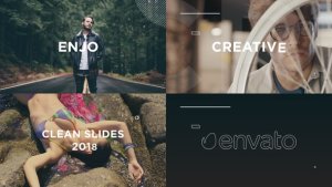 Videohive Clean Slides 2018 Openers template preview