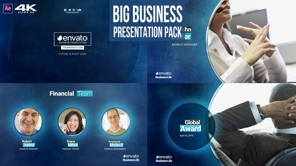 Favorite Corporate Presentation V2 Video Displays template preview