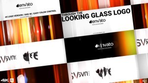 Videohive Through the Looking Glass Logo Logo Stings template preview