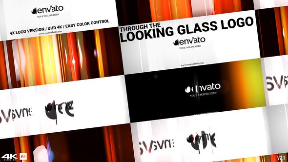 Videohive Through the Looking Glass Logo Logo Stings template preview