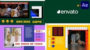 Videohive Pixel Sale Promo for After Effects Openers template preview