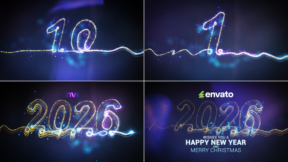 Videohive New Year 2025 Countdown // New Year Wishes 2025 Openers template preview