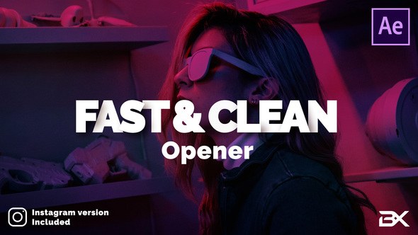 Videohive Fast & Clean Opener Openers template preview