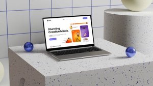 Videohive Creative laptop mockup Video Displays template preview