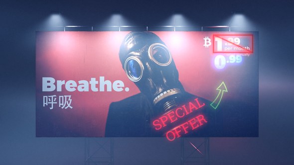 Videohive Cyberpunk Billboard Video Displays template preview
