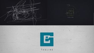 Videohive Scribble Logo Bumper Logo Stings template preview