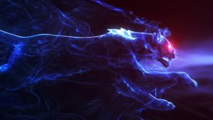 Panther | Dark Smoke Reveal Video Displays template preview