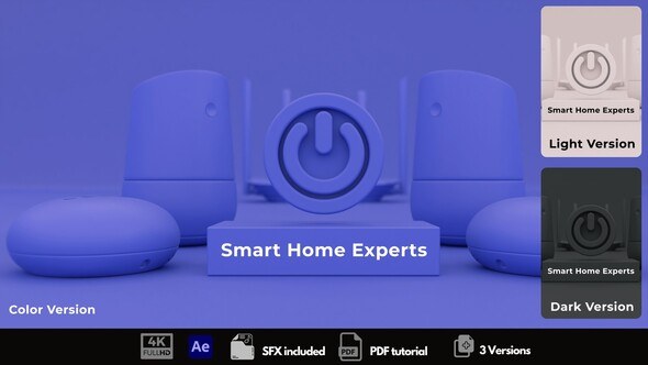 Videohive Smart Home Experts Logo Stings template preview