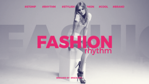 Fashion Rhythm Intro Video Displays template preview