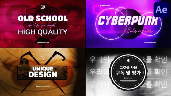Videohive Creative Typography | After Effects Titles template preview
