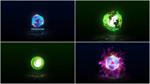 Videohive Flame Logo Animation Elements template preview
