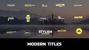 Videohive Modern Titles 45873051 Titles template preview