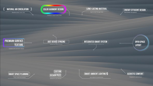 Videohive Glass Promo Call Out Elements template preview