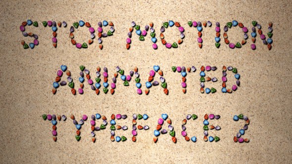 Stop Motion Typeface II | After Effects Template Video Displays template preview