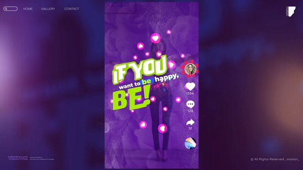 Videohive Creative Typography TikTok Elements Elements template preview