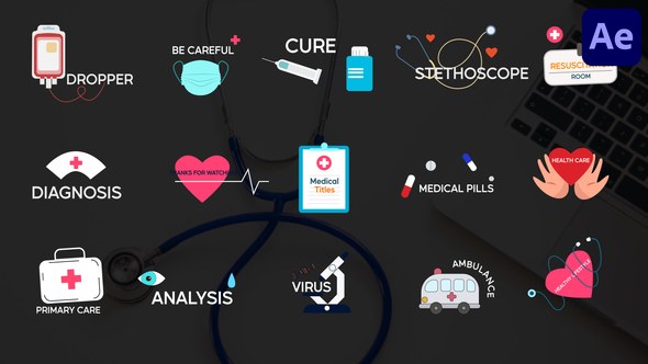 Videohive Medical Titles for After Effects Titles template preview