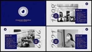 Videohive Corporate Slides // History Timeline Video Displays template preview