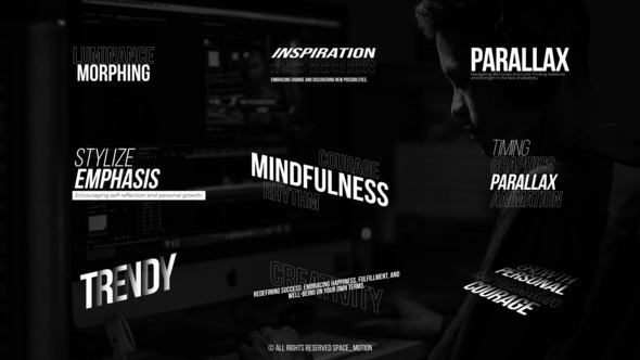 Videohive Typography Titles _AE Titles template preview