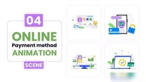 Videohive Online Payment Scene Animation Elements template preview