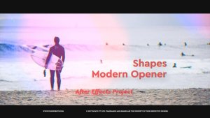 Videohive Shapes Modern Opener Openers template preview