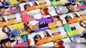 Videohive Minimal Fashion Facebook Cover Openers template preview